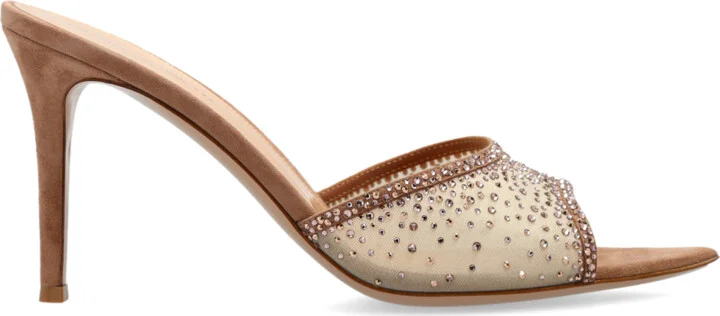 Heeled Mules "Rania", , - Pink