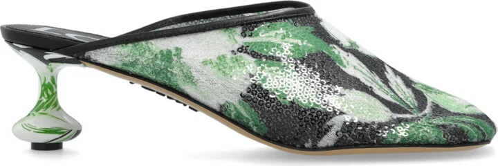 Heeled Mules Toy, , - Green