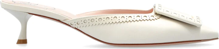 Heeled Mules Viv In The City, , - Cream