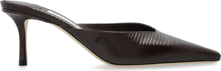 Heeled Mules Vivi, , - Brown