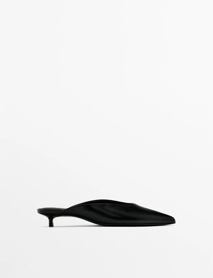Heeled Mules With Pointed Toes - Image 2