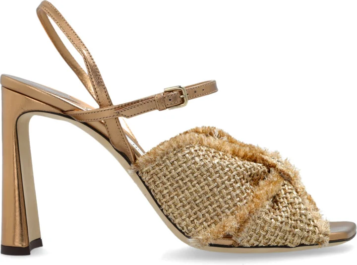 Heeled Sandals Annika, , - Gold