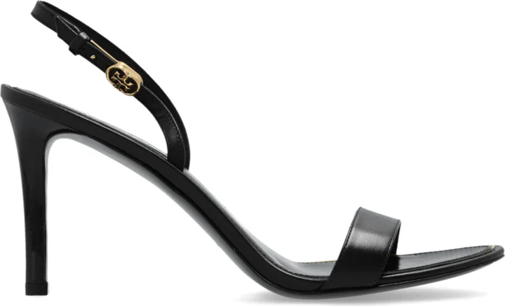 Heeled Sandals, , - Black
