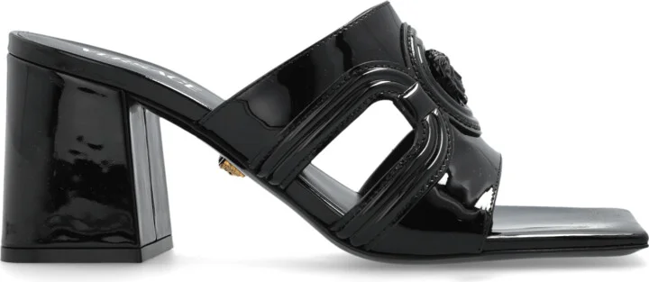Heeled Sandals, , - Black
