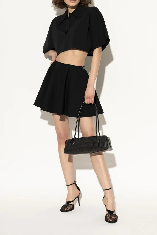 Heeled Sandals Fishnet, , - Black - Image 2
