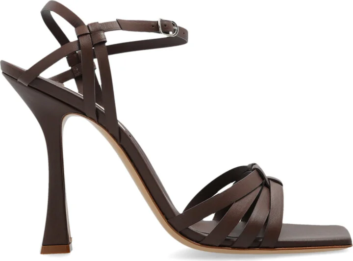 Heeled Sandals Geraldine Atlantis, , - Brown