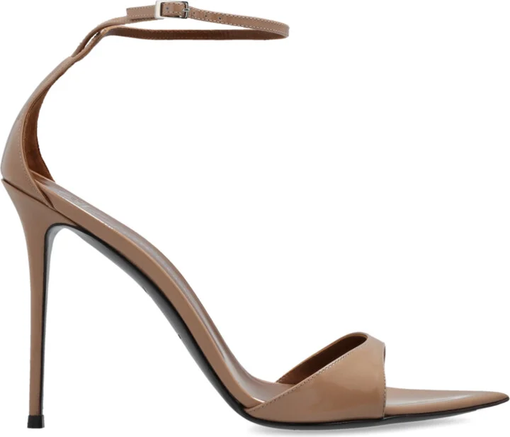 Heeled Sandals "Intrigo", , - Beige