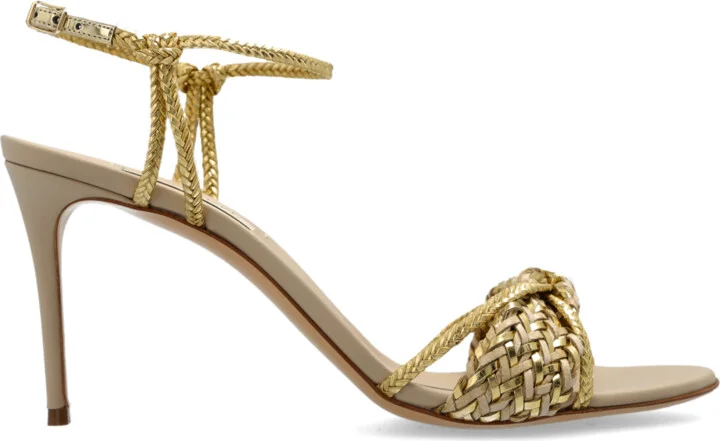 Heeled Sandals Marbella, , - Gold