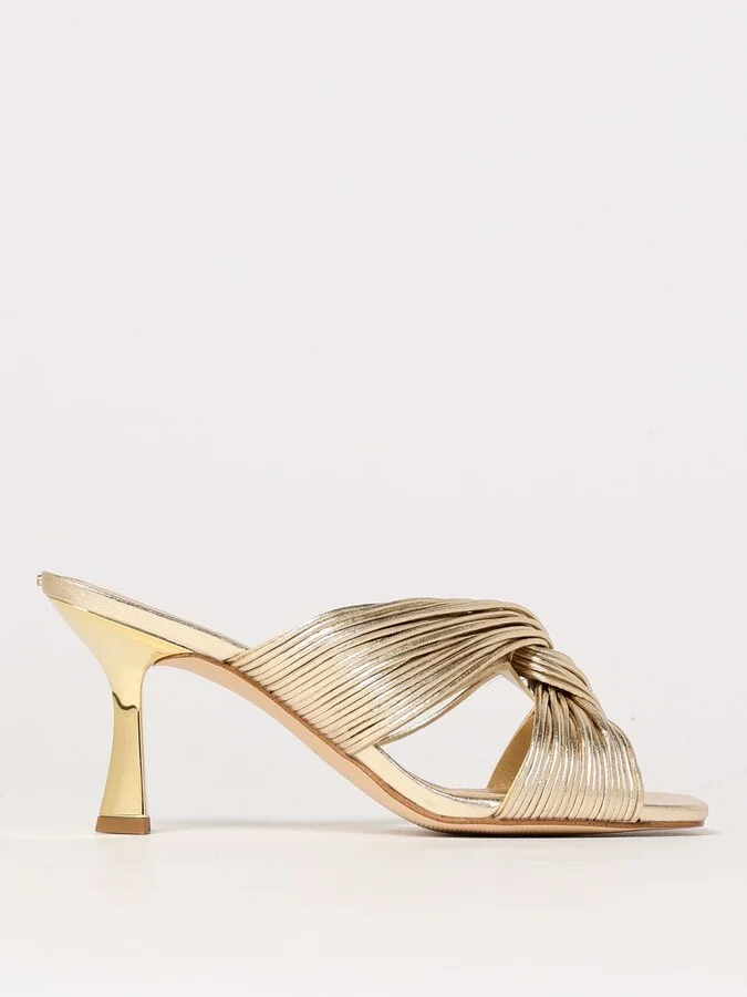 Heeled Sandals MICHAEL KORS Woman color Gold