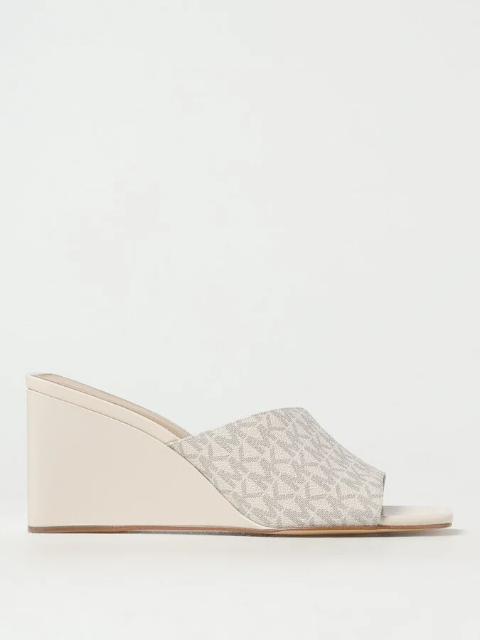 Heeled Sandals MICHAEL KORS Woman color Ivory