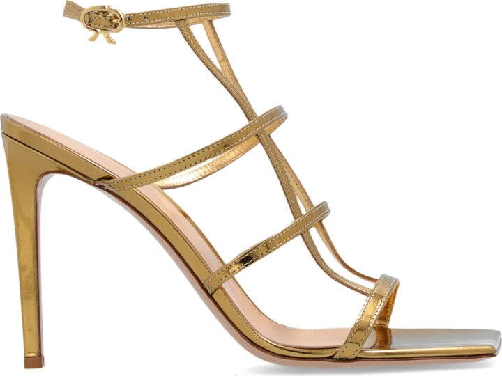 Heeled Sandals Mondry, , - Gold