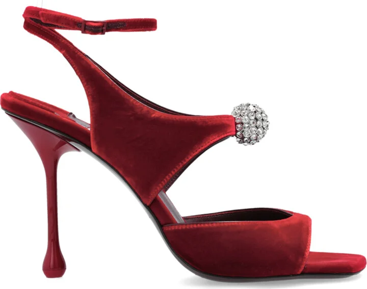Heeled Sandals Orb, , - Red