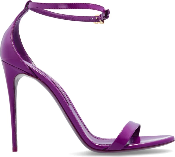 Heeled Sandals, , - Purple
