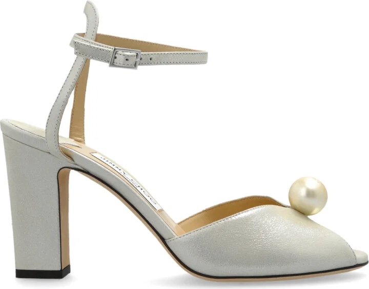 Heeled Sandals "Sacaria", , - Gold