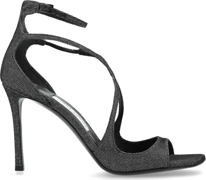 Heeled Sandals, , - Silver