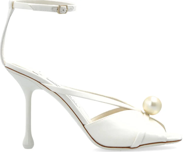 Heeled Sandals "Siva", , - Cream