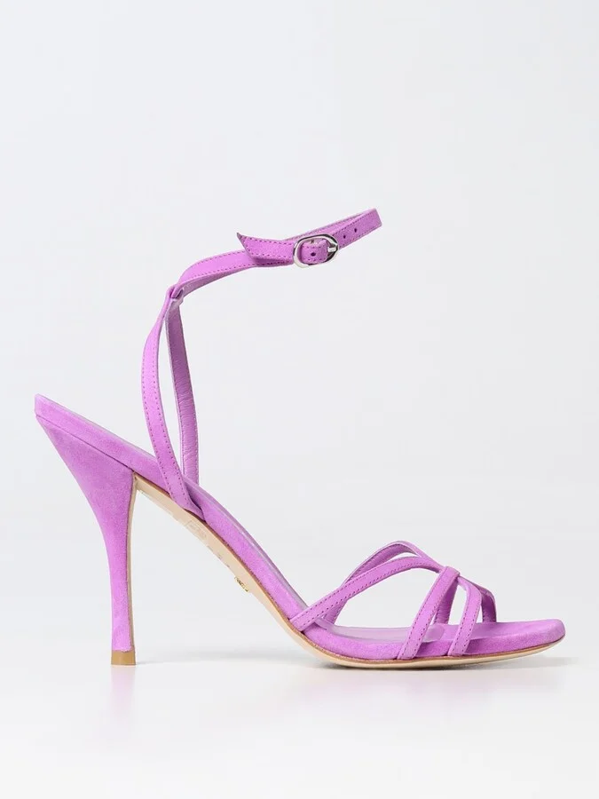 Heeled Sandals STUART WEITZMAN Woman color Lilac