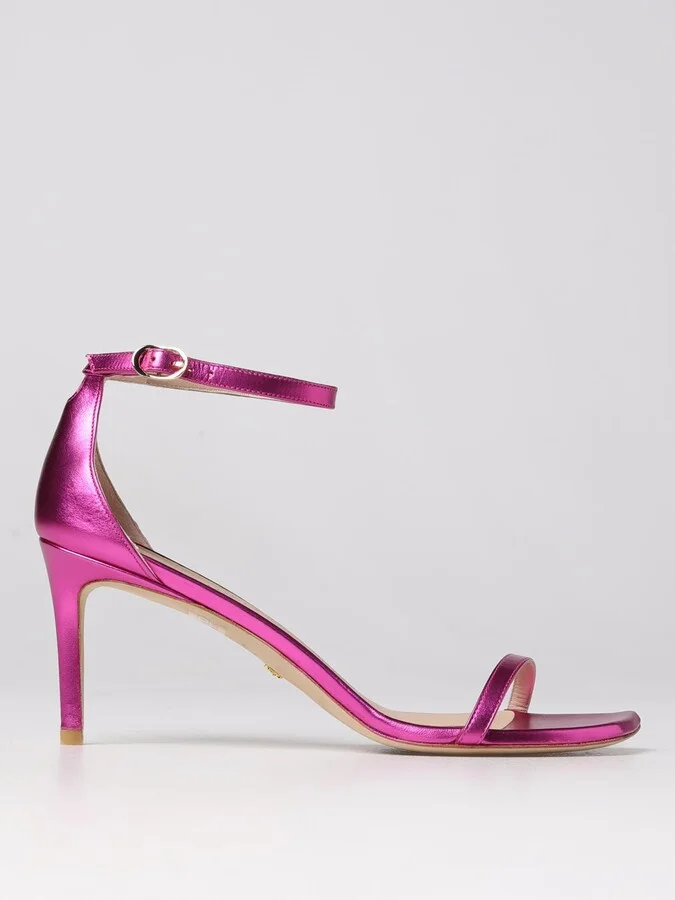 Heeled Sandals STUART WEITZMAN Woman color Pink