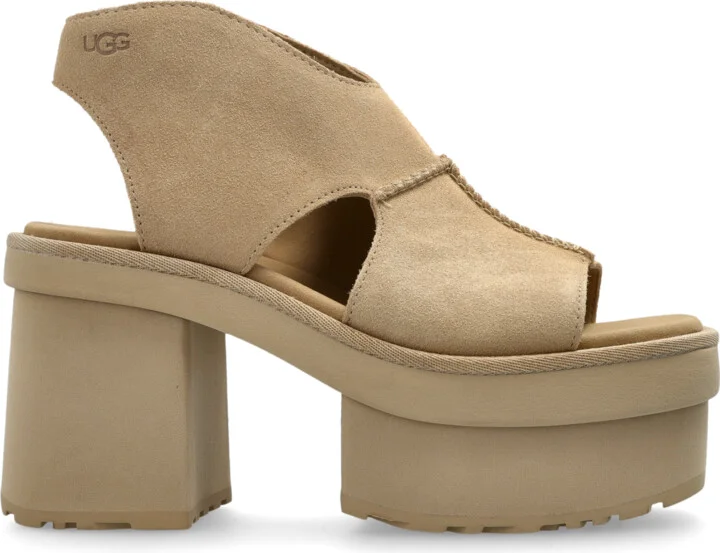 Heeled Sandals W NEW HEIGHTS PLAFORM T-STRAP, , - Beige