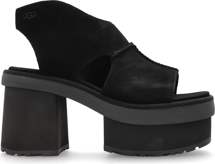 Heeled Sandals W NEW HEIGHTS PLAFORM T-STRAP, , - Black