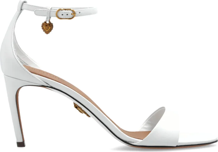 Heeled Sandals, , - White