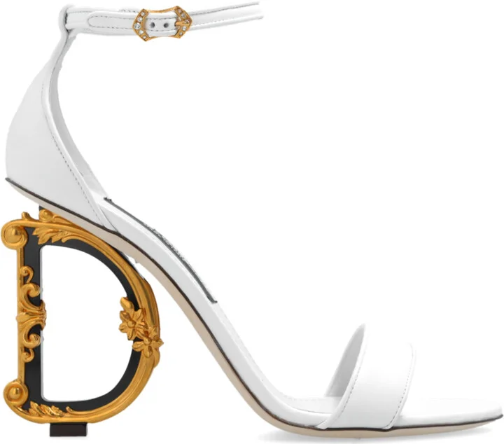 Heeled Sandals, , - White