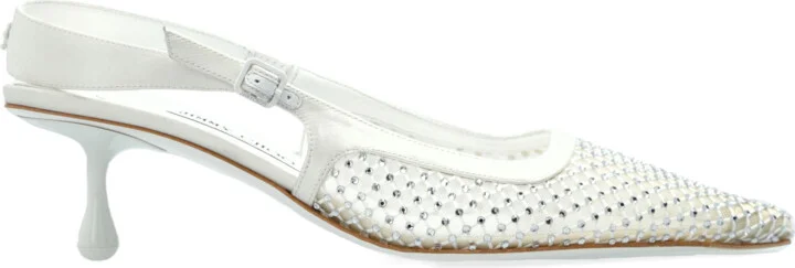 Heeled Shoes ‘Amel’, , - White