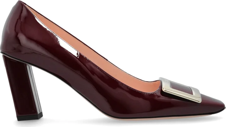 Heeled Shoes "Belle Vivier", , - Burgundy