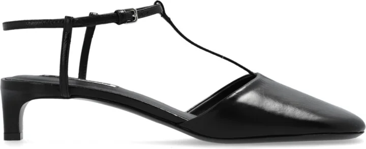 Heeled Shoes, , - Black