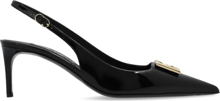 Heeled Shoes, , - Black