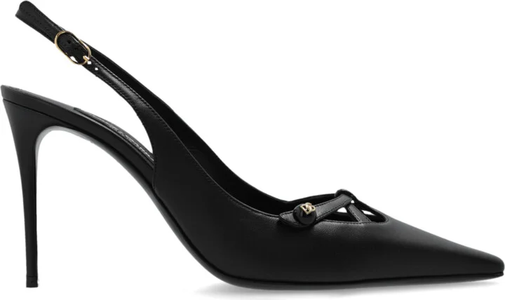 Heeled Shoes, , - Black