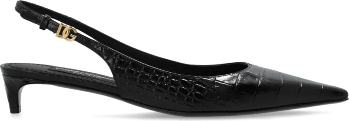 Heeled Shoes, , - Black