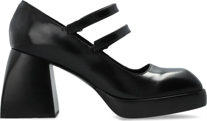 Heeled Shoes, , - Black