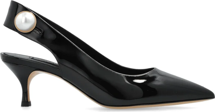 Heeled Shoes, , - Black