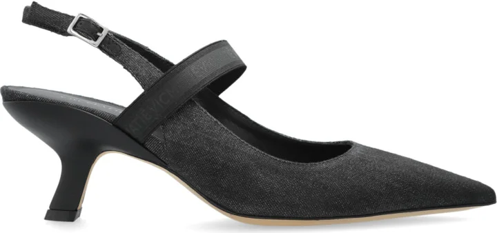 Heeled Shoes, , - Black