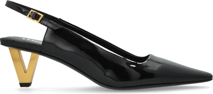Heeled Shoes, , - Black