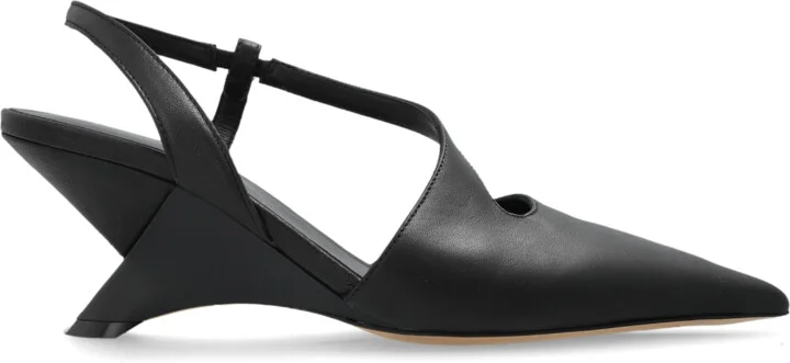 Heeled Shoes, , - Black