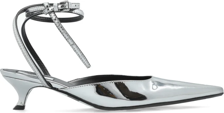Heeled Shoes, , - Black