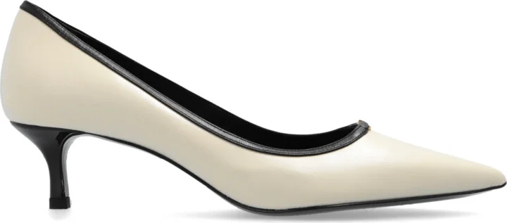 Heeled Shoes, , - Cream