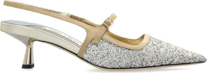 Heeled Shoes Didi, , - Silver