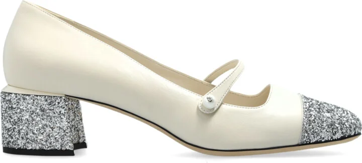 Heeled Shoes Elisa, , - Cream