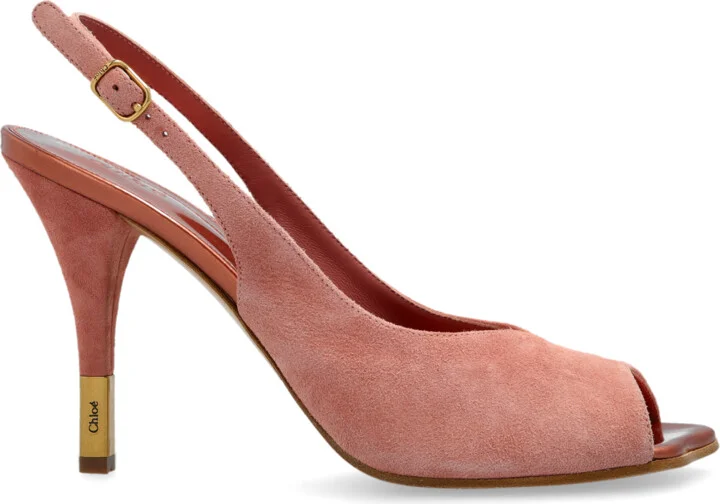 Heeled Shoes Flower, , - Pink