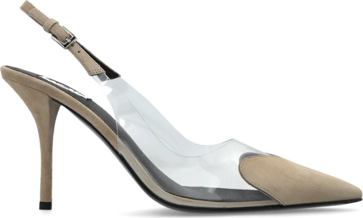 Heeled Shoes `Le Coeur`, , - Beige