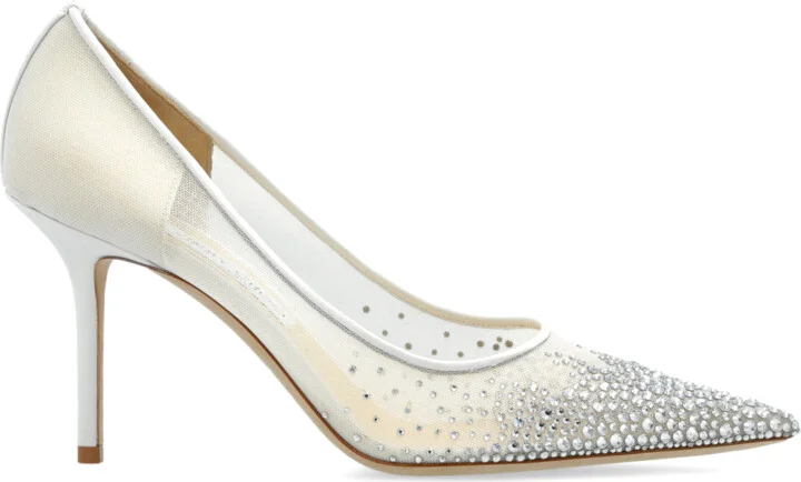 Heeled Shoes Love, , - White