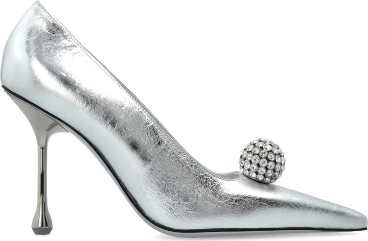 Heeled Shoes Orb, , - Silver