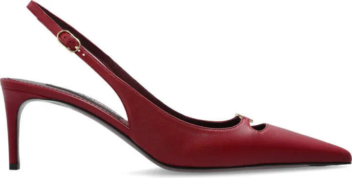 Heeled Shoes, , - Red