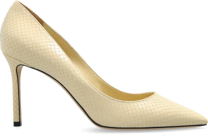 Heeled Shoes "Romy", , - Yellow