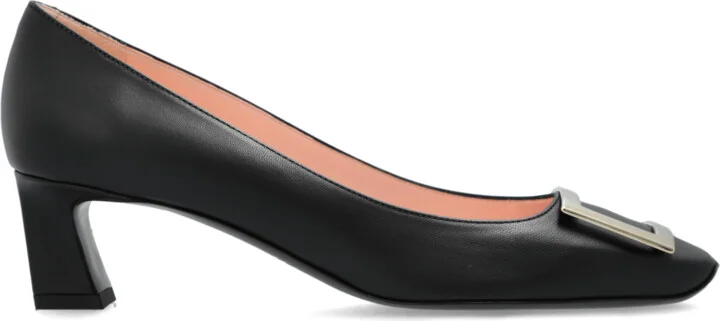 Heeled Shoes ‘Trompette’, , - Black