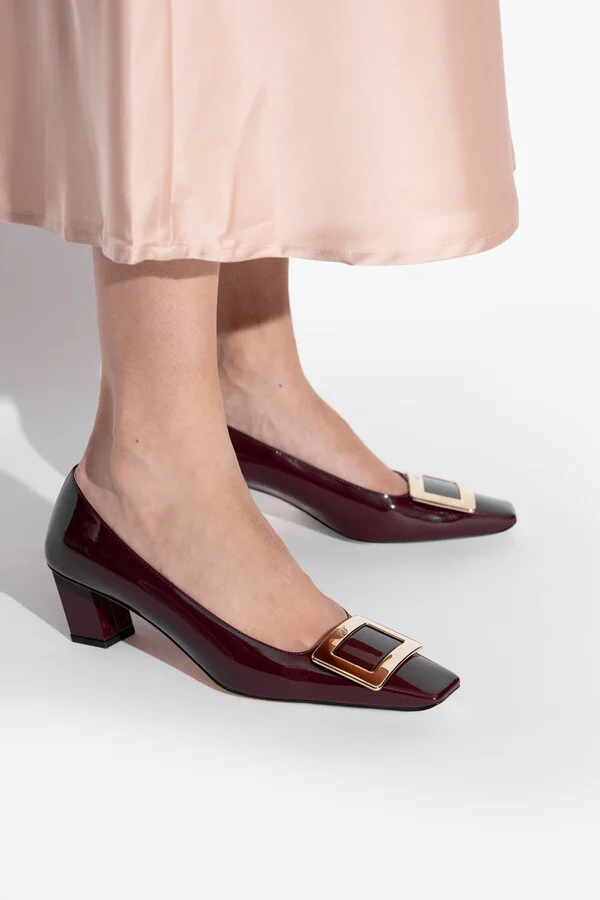 Heeled Shoes "Turtle Vivier", , - Burgundy - Image 2