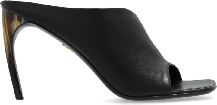 Heeled Slippers 'Nymphe', , - Black